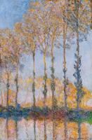 Monet, Claude Oscar - Poplars, White and Yellow Effect